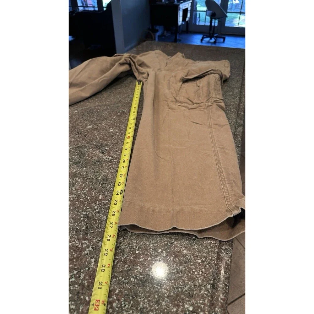 American Eagle AE Supply‎ Y2K Flex Cargo Pants Tan Mens Military Inspired 36x